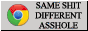 With all these mfs, it's the same shit, different asshole.